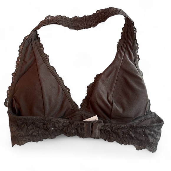 Lace Bralette in Dark Grey - Picture 2 of 2